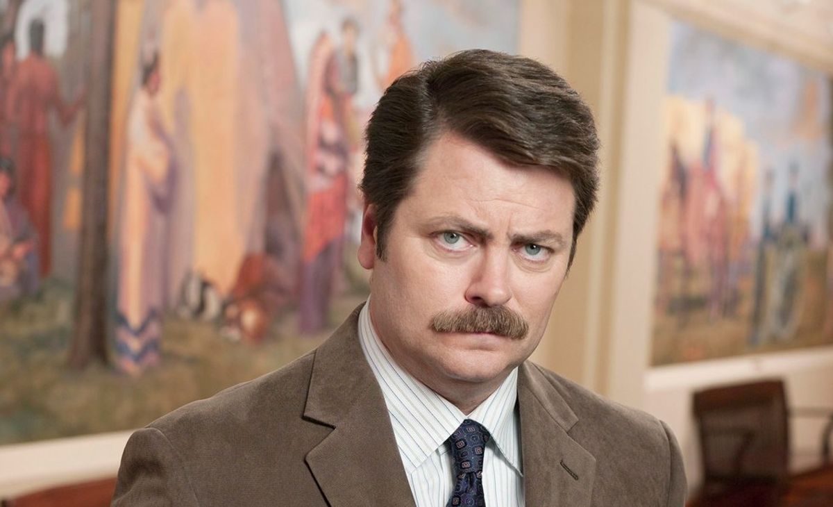 Finals Week At Southeastern, According to Ron Swanson