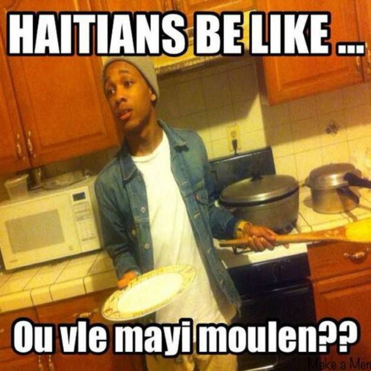 You Know You're In A Haitian Household When...