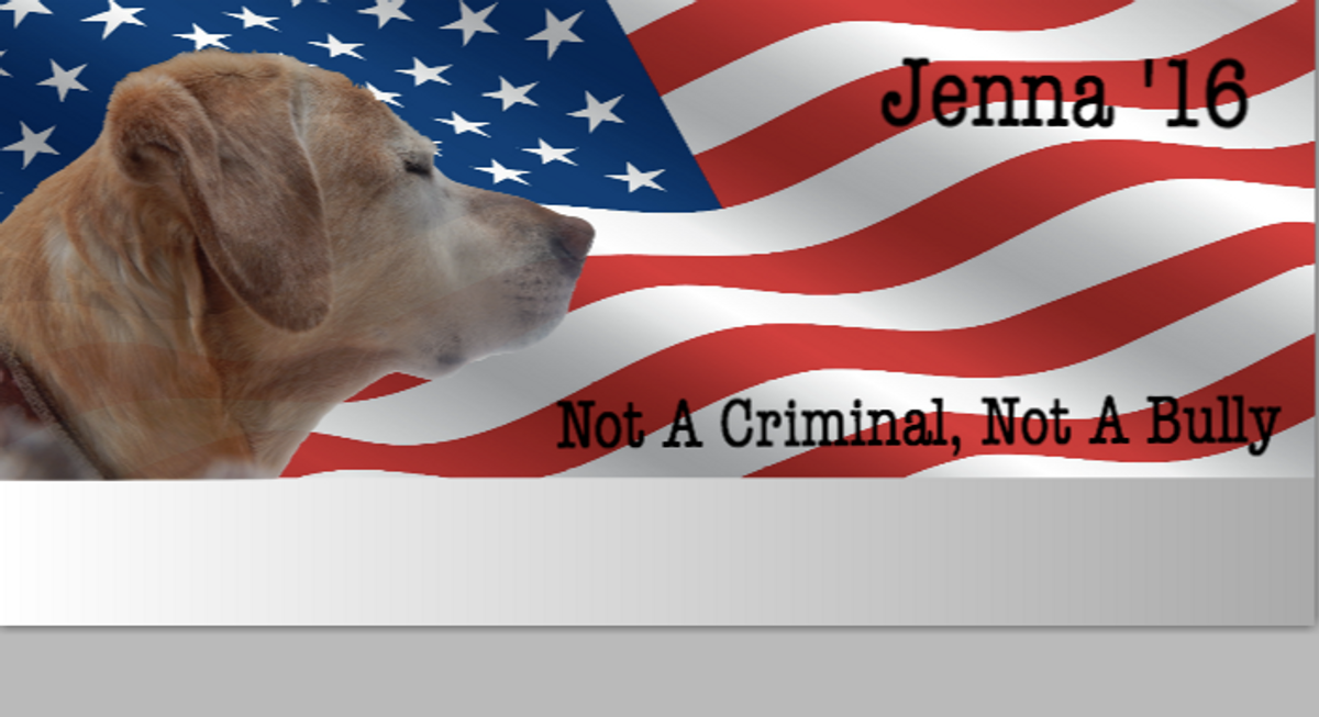 Why I'm Writing In My Dog's Name For The Presidential Election