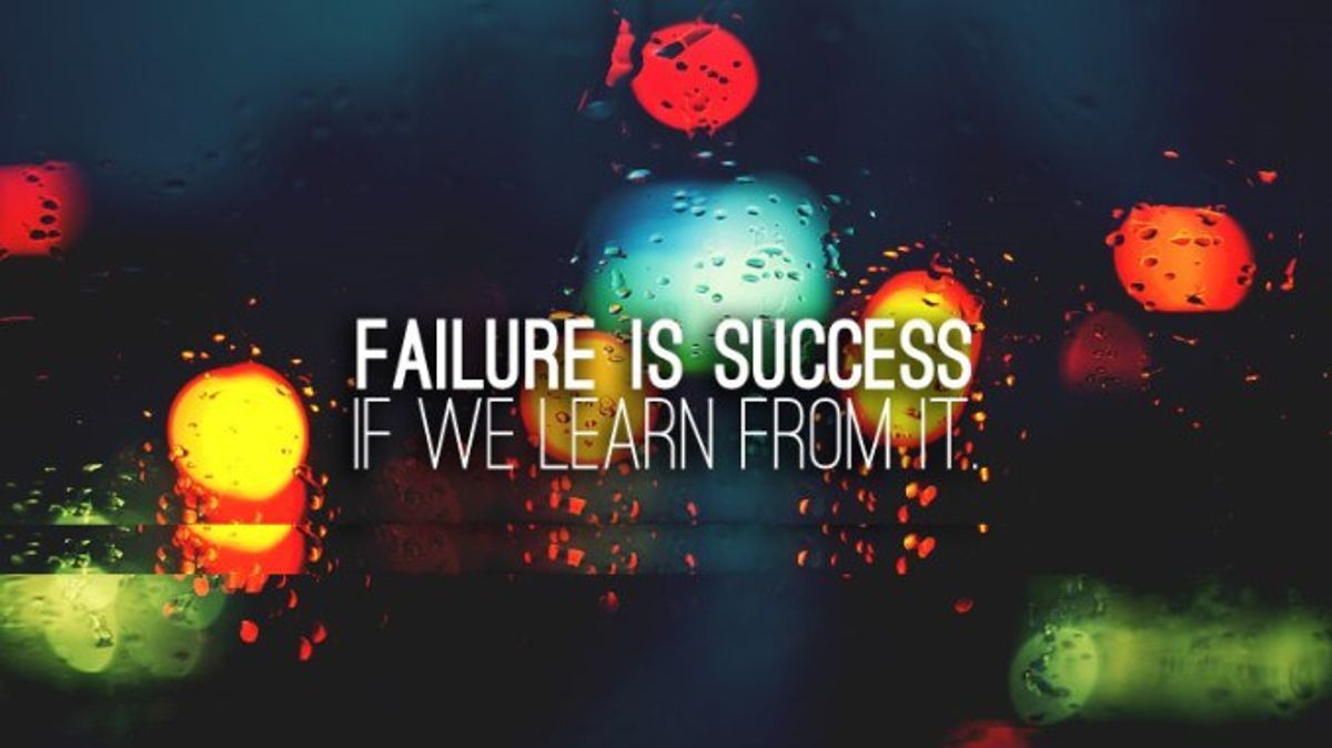 Why Failures Are The Building Blocks For Success