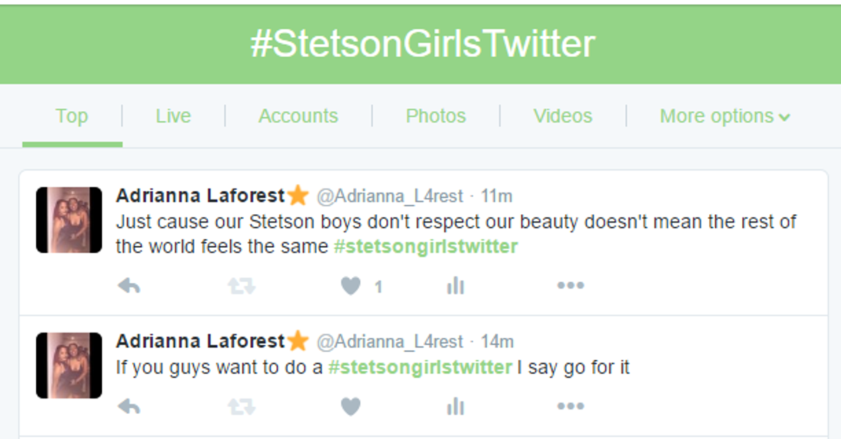 #StetsonGirlsTwitter: Why Can't We Love Ourselves?