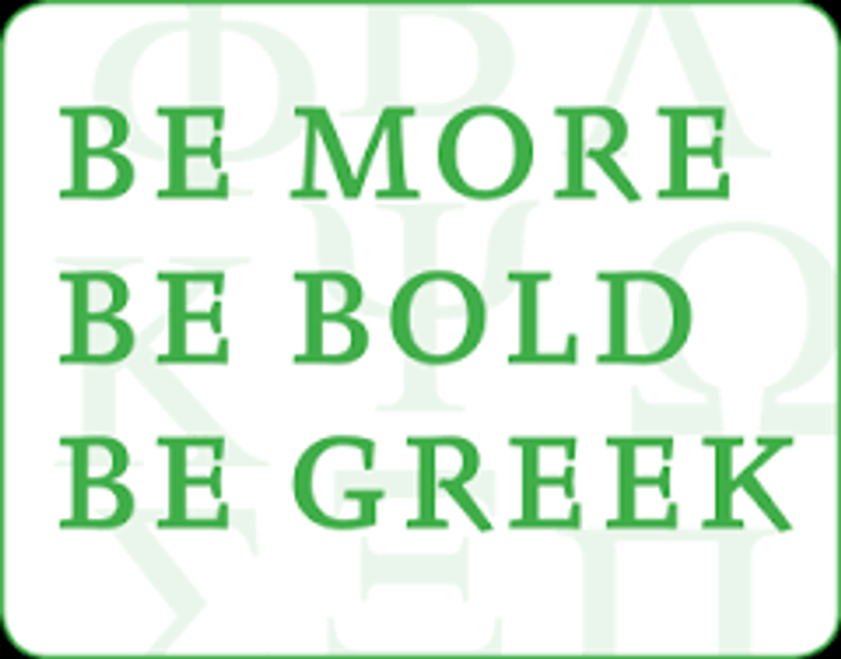 An Open Letter To Anyone Considering Going Greek