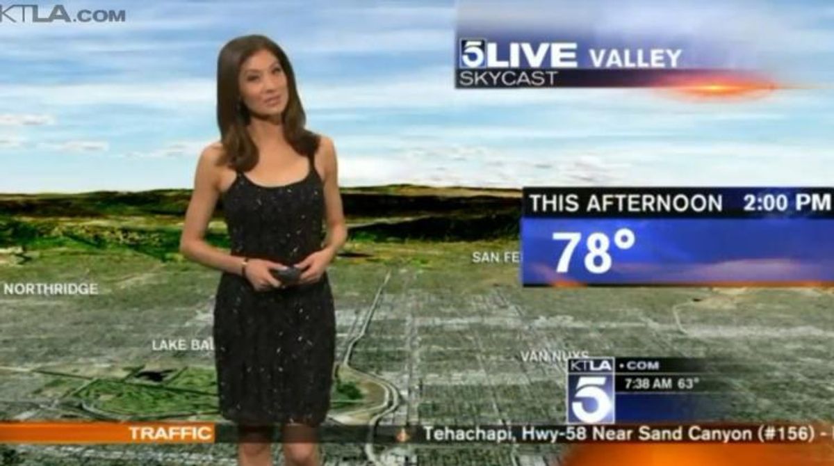 Meteorologist Told To Cover Up While On Air