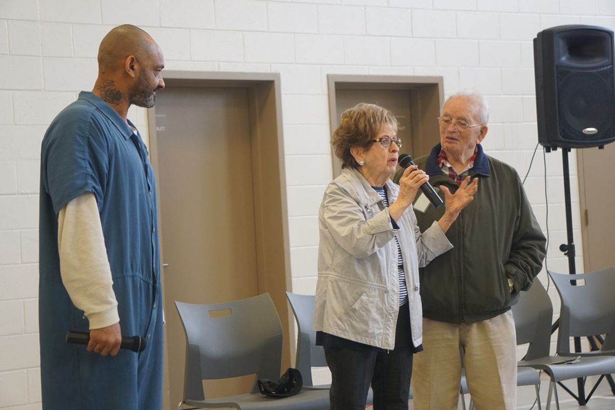 Local Holocaust Survivors Talk About Their Experiences To Richmond's Incarcerated Community