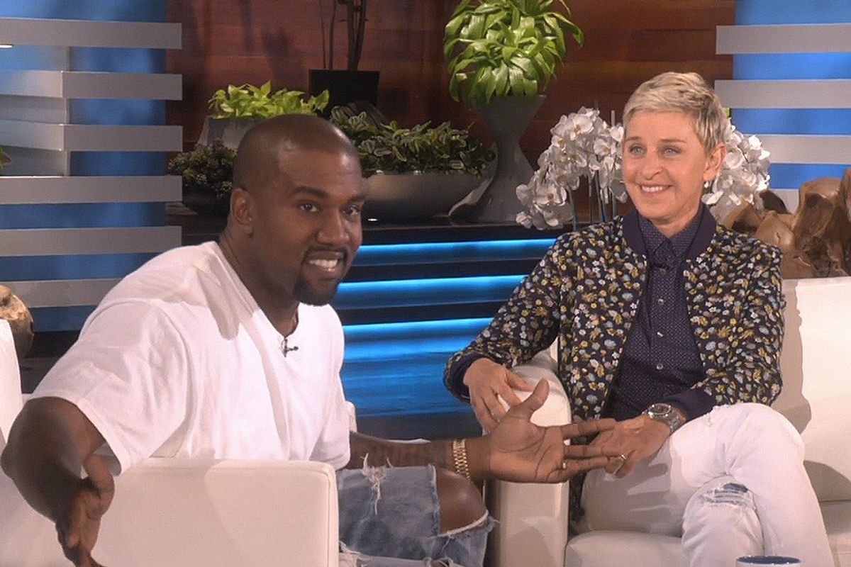 Kanye West's Epic Rant On 'Ellen'