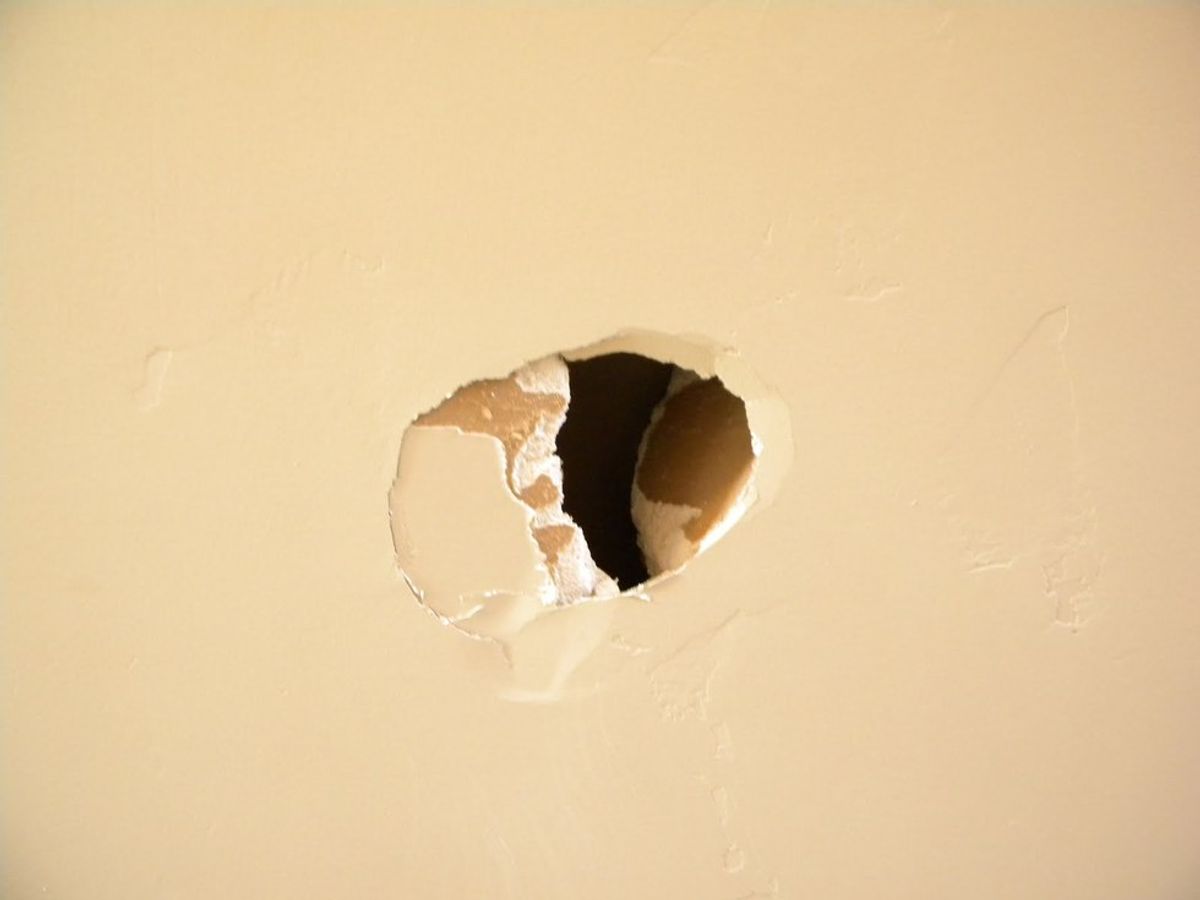 Why Punching A Hole In The Wall Is Probably A Bad Idea