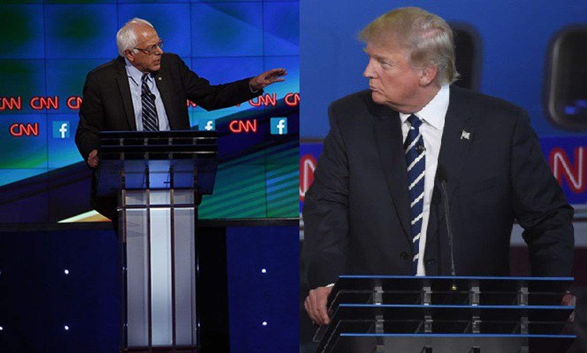 You Know You Had Hope For A Real Sanders-Trump Debate