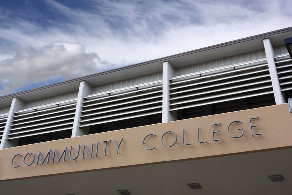 It Is OK to Go To Community College First