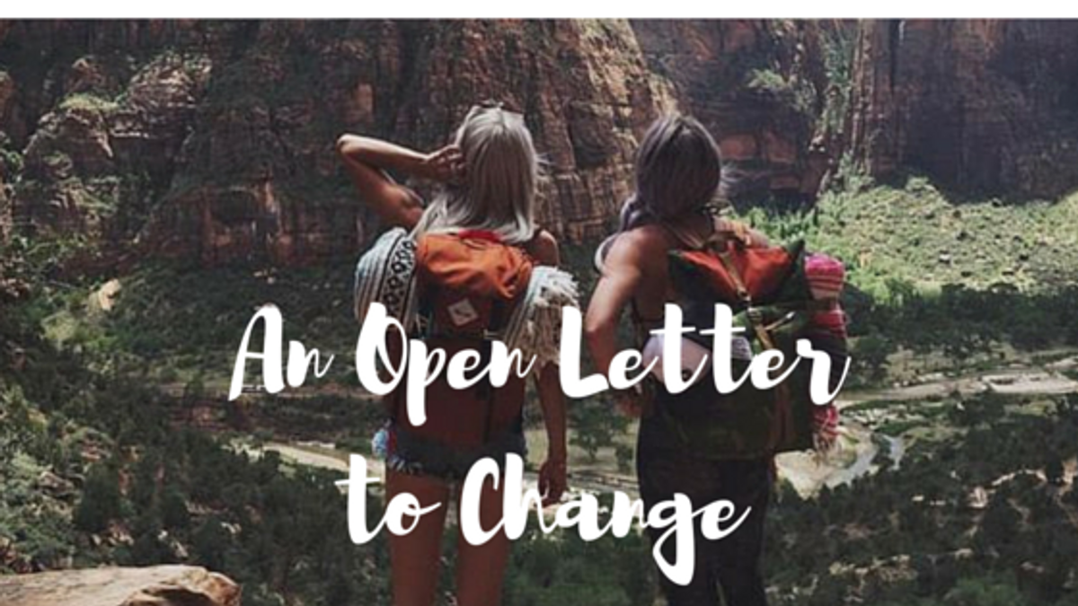 An Open Letter To Change