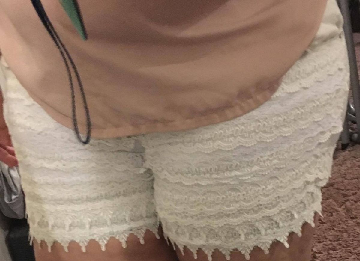 How To Make Your Own DIY Lace Shorts
