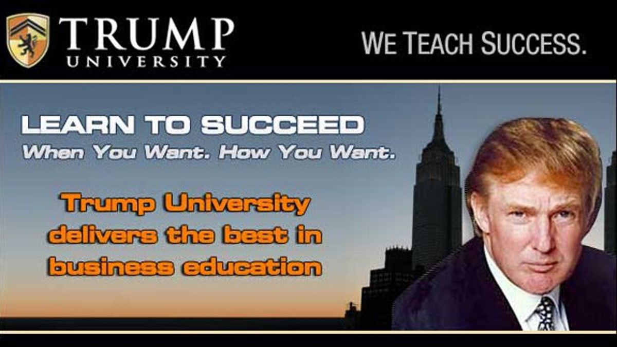 Was Trump University Was A Lie And Scheme?