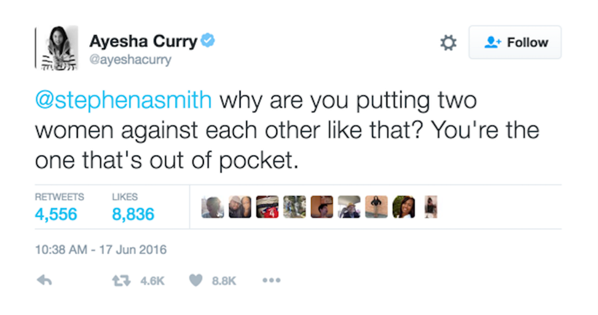 How Stephen A. Smith Was 'Out of Pocket' About Ayesha Curry Comments