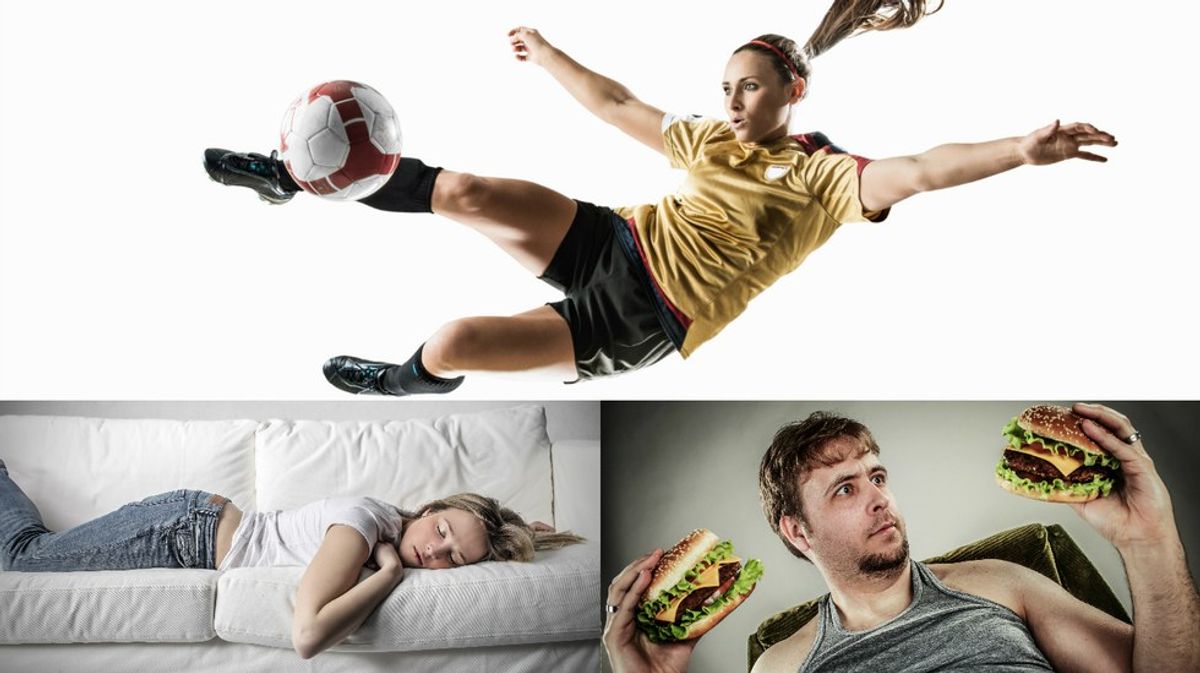 How To Be A Lazy, Food-Loving Athlete