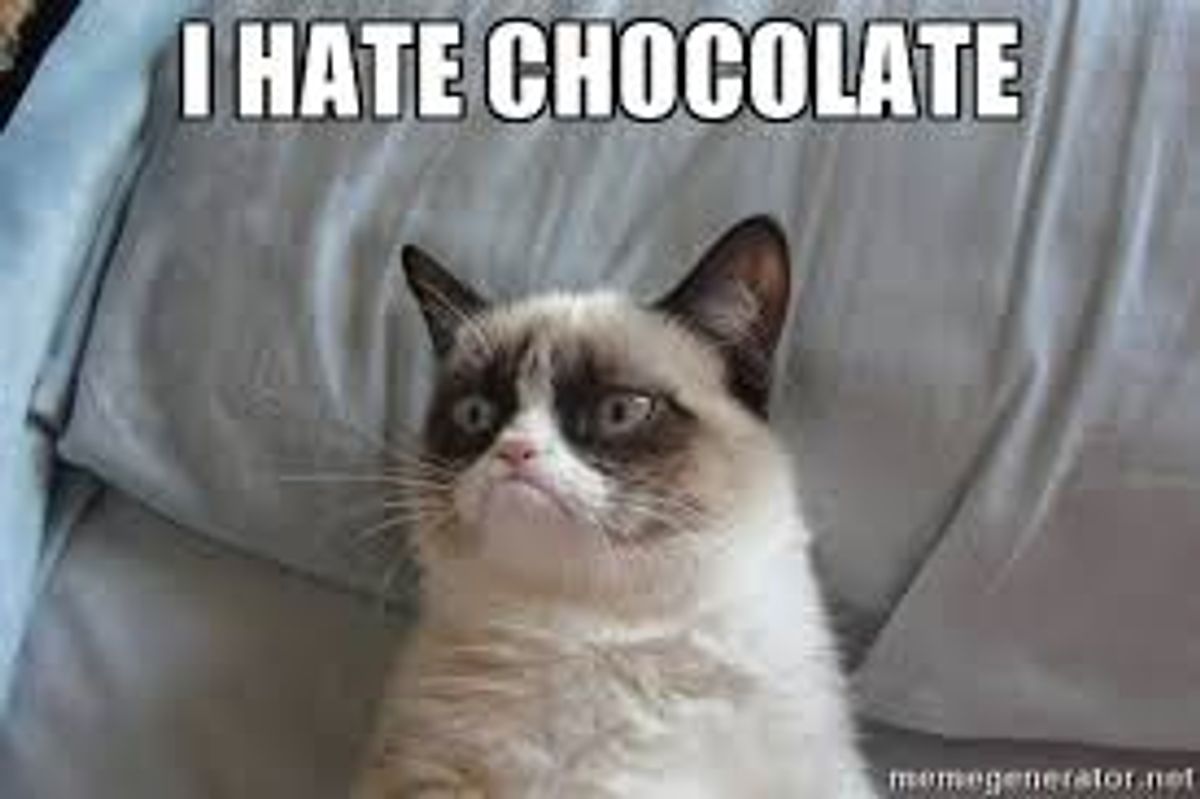 5 Phrases Women That Hate Chocolate Are Tired Of Hearing