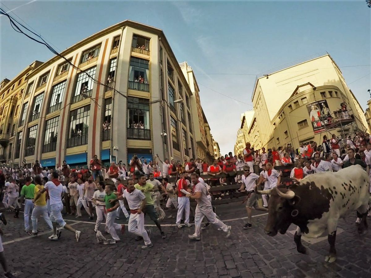 What It's Like To Attend The Running of the Bulls
