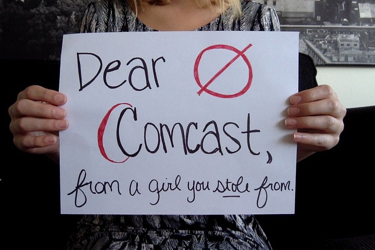 Dear Comcast, From A Girl You Stole From