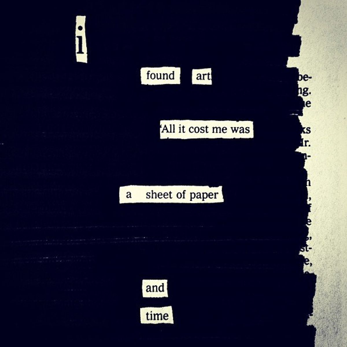 The Next Big Thing: Blackout Poetry