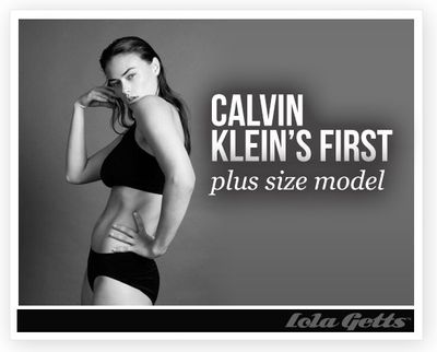 Response To Calvin Klein's Very First Plus Size Model