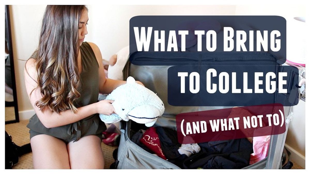 What You Really Should Bring To College...And What You Shouldn't
