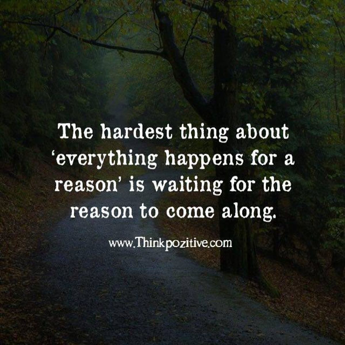 Does Everything Really Happen For A Reason?