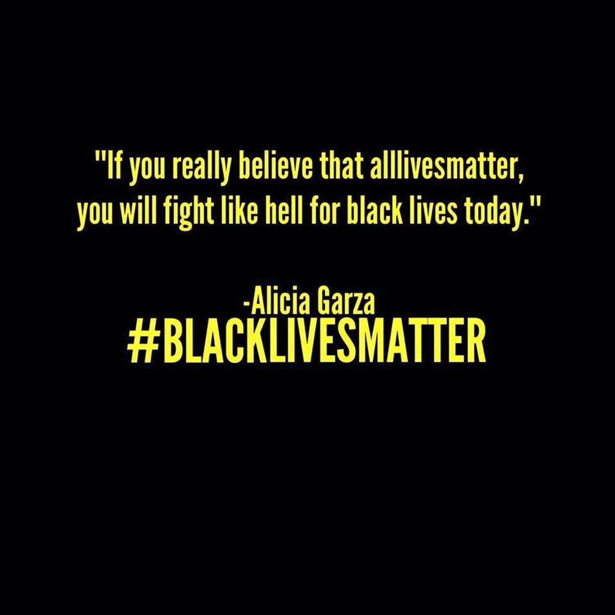 Can't We Just All Agree That Black Lives Matter?