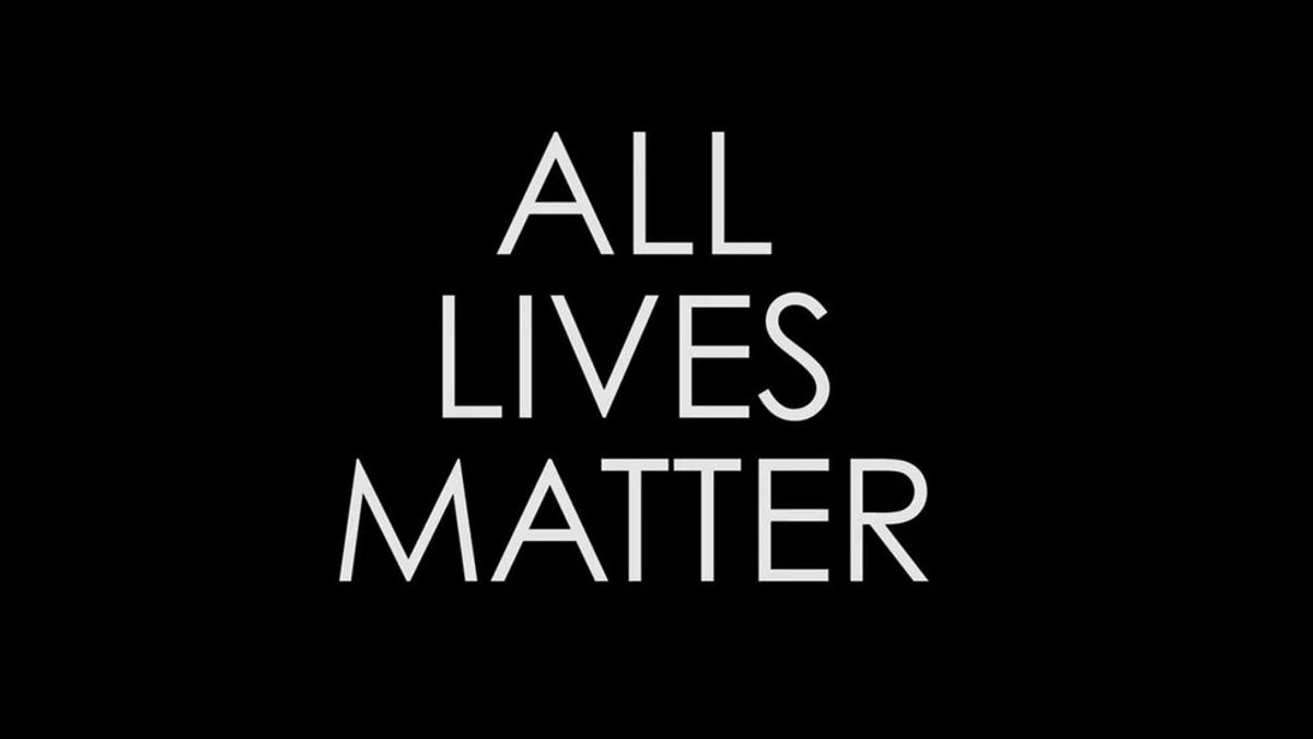 It's Time To Admit That All Lives Matter
