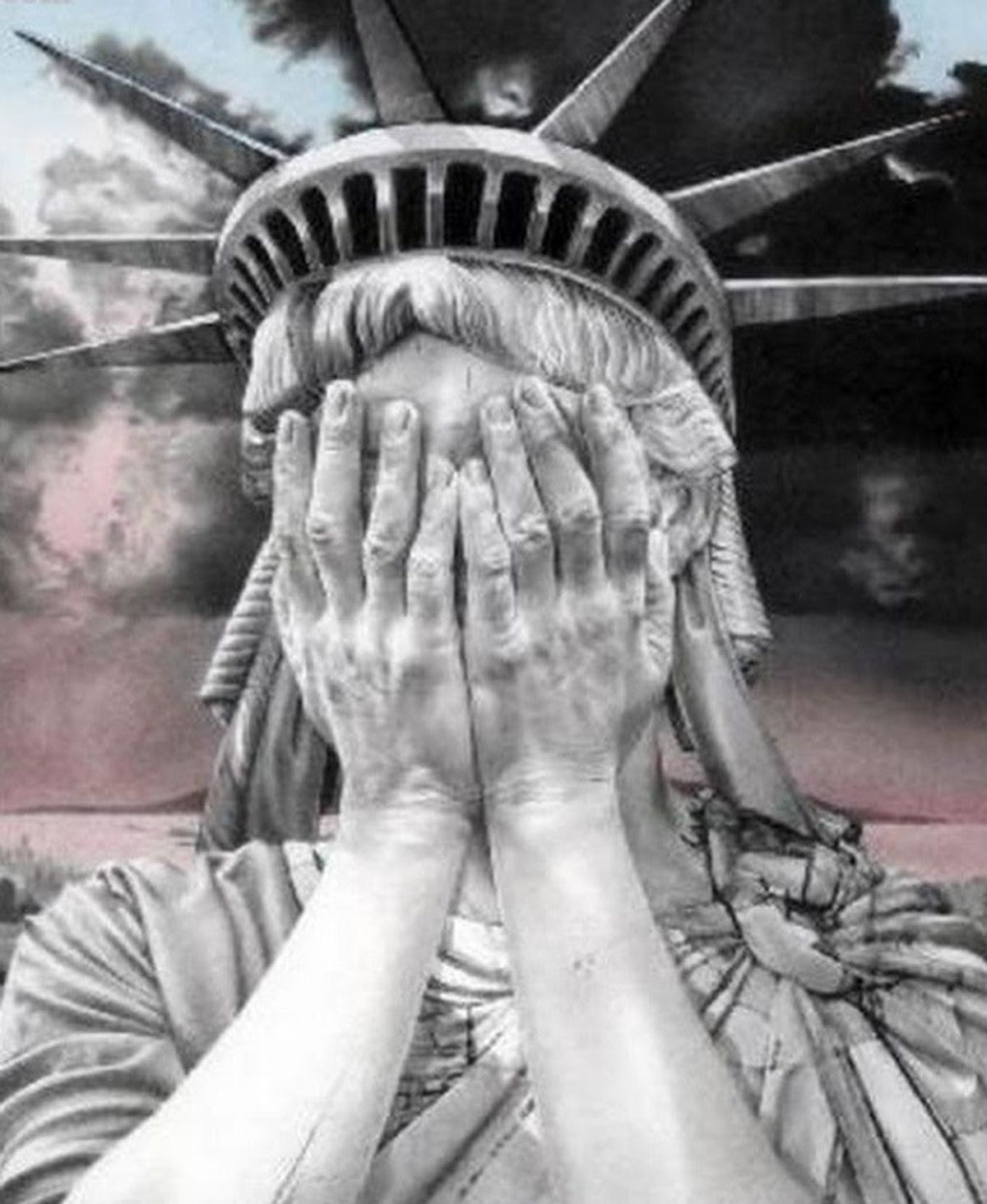 Lady Liberty Is Weeping