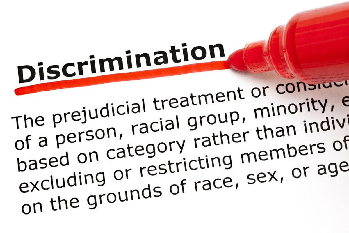 My First Real Experience With Discrimination