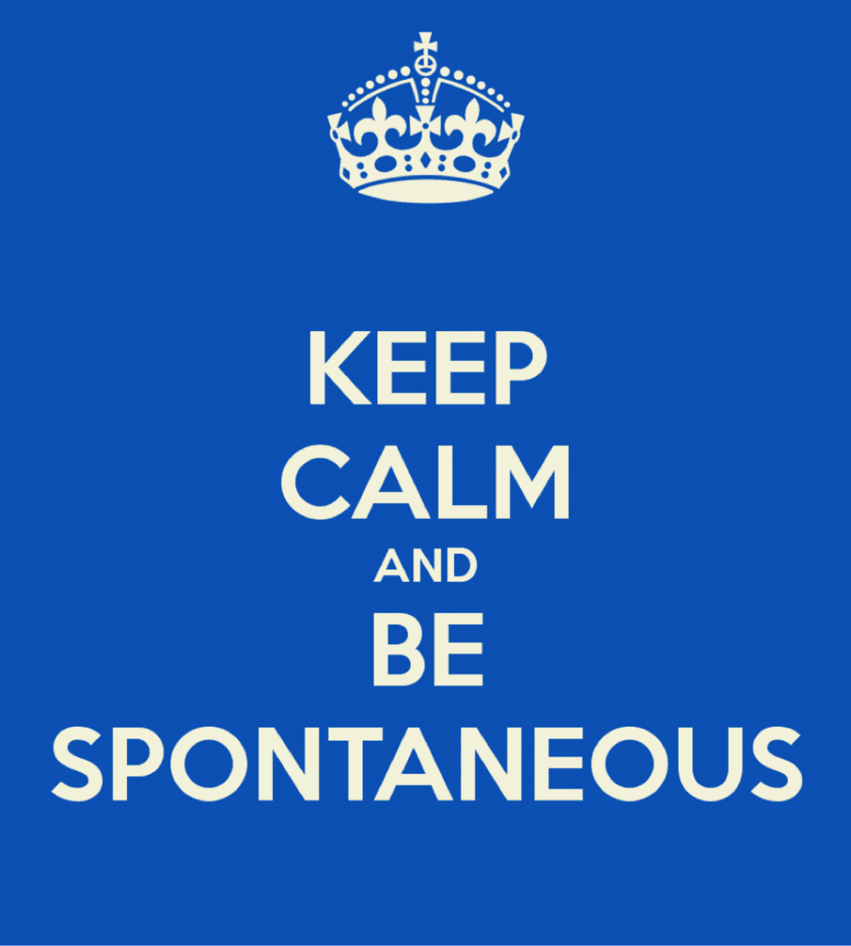 My Spontaneous Saturday