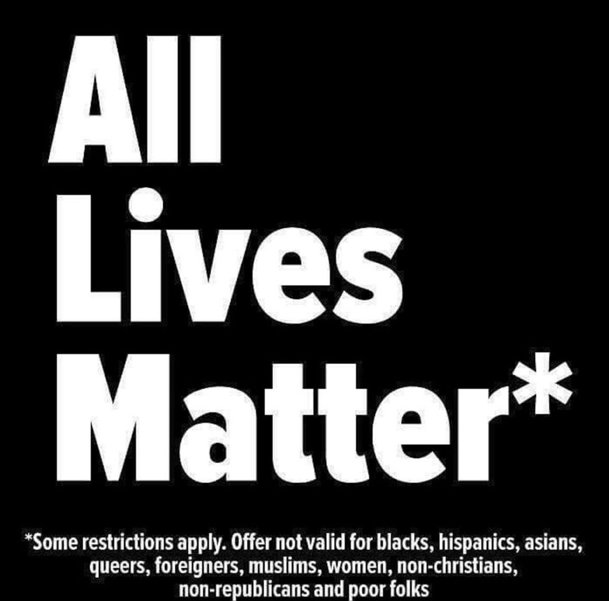 Do All Lives Really Matter?
