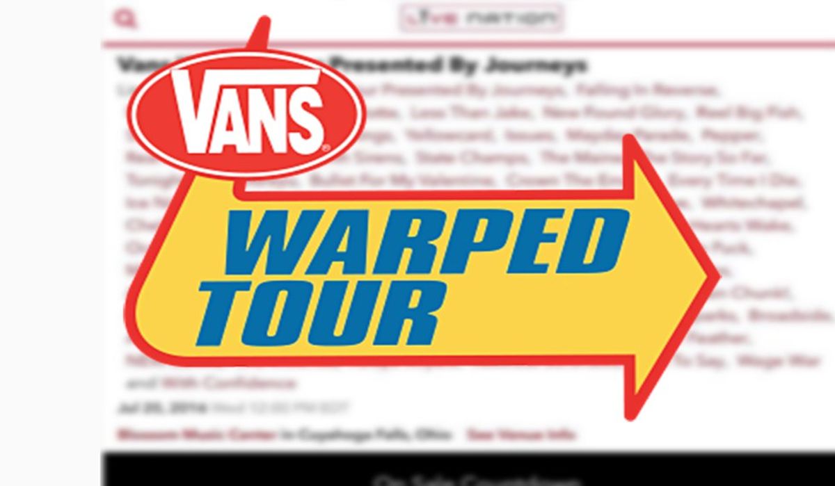 Home Sweet Home, The Vans Warped Tour
