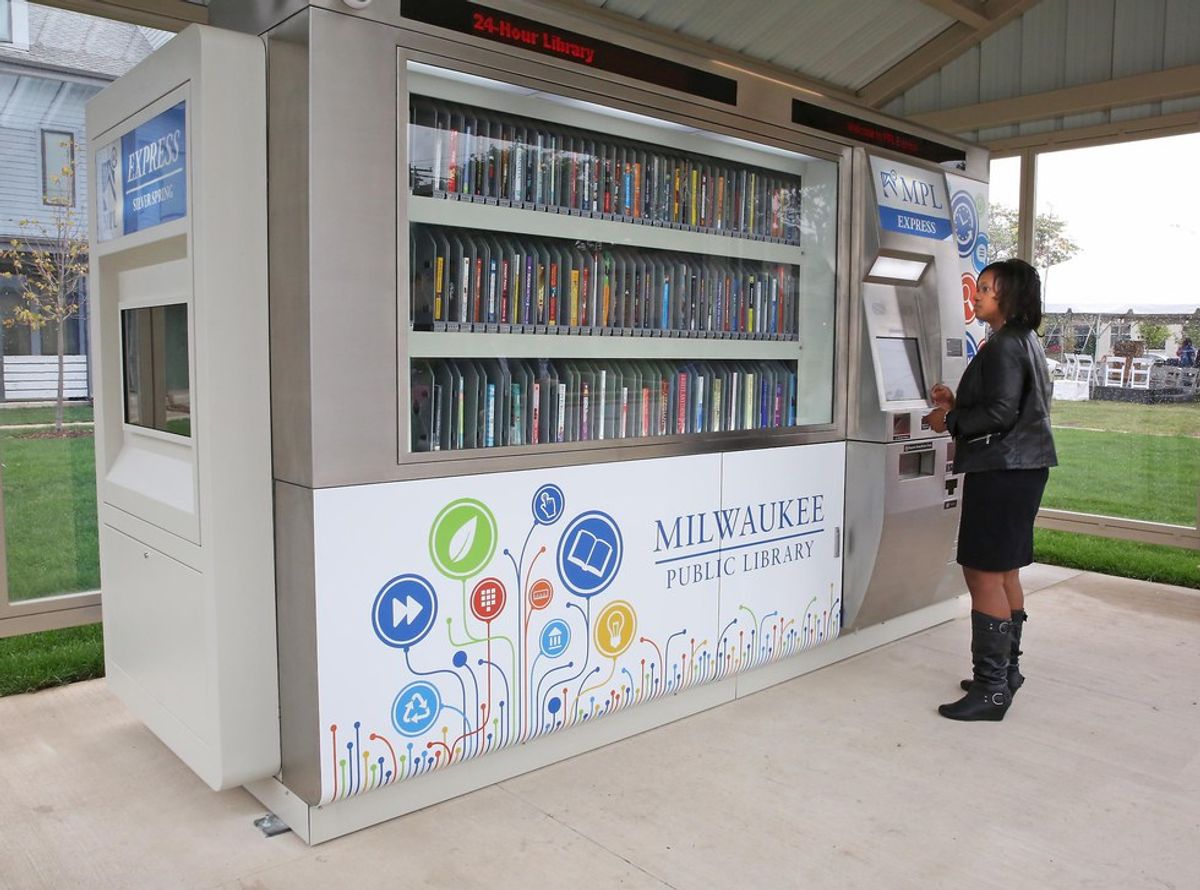 A Bibliophile's Dream: Book Vending Machines