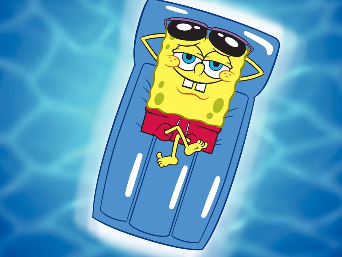 11 Stages of Summer Break, As Told By Spongebob