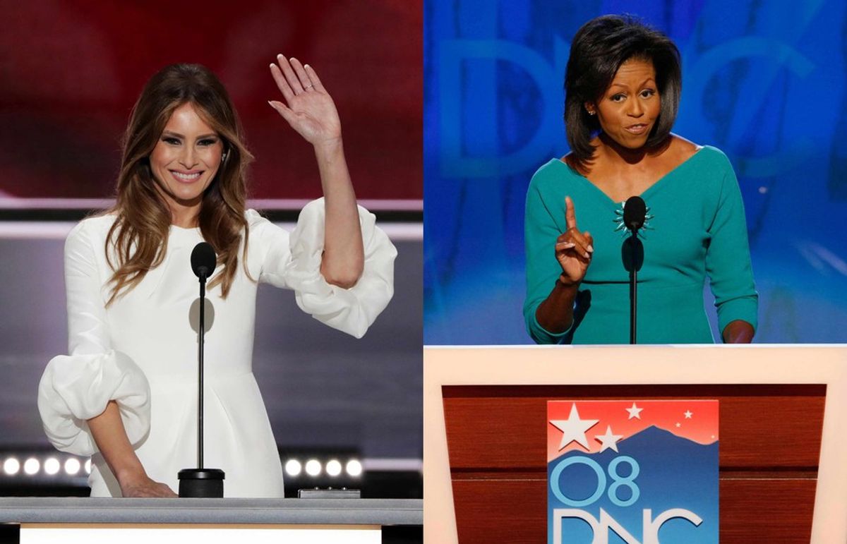 Melania Trump Plagiarizes Michelle Obama's Speech At Convention