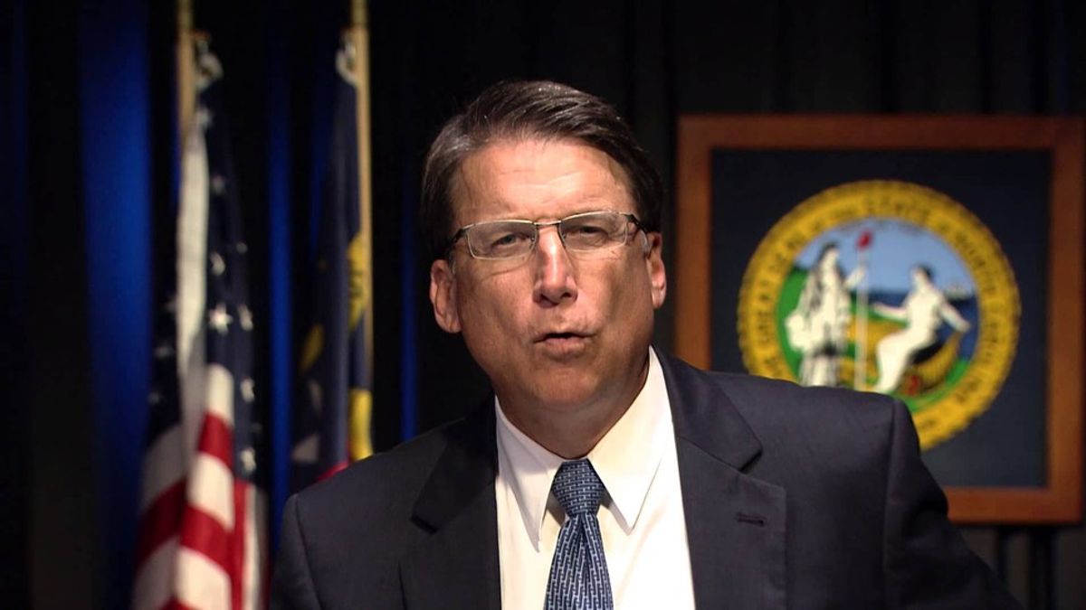 NC Governor Pat McCrory Publicly Sides With Injustice Again