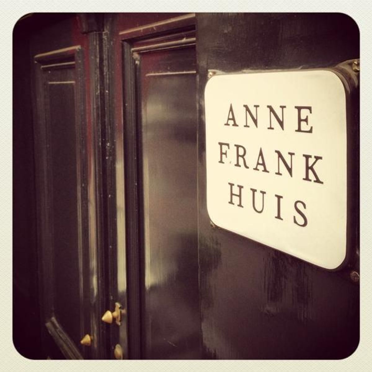 Thoughts From The Anne Frank Museum