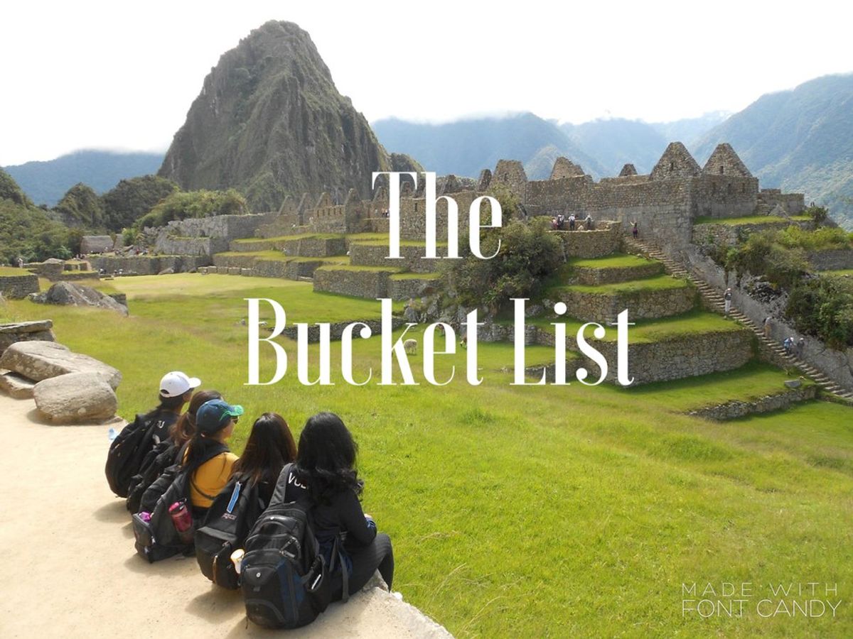 An Inspired Bucket List