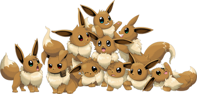 these are probably all the eeveelutions