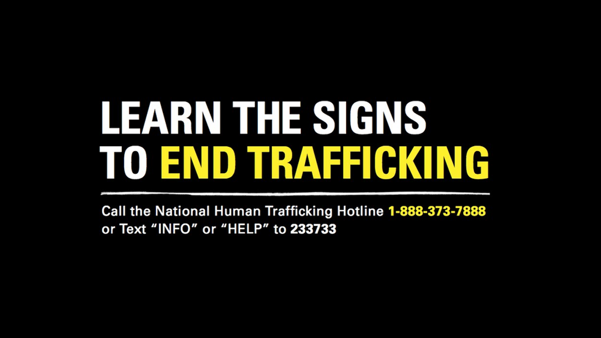 Recognize The Signs: Human Trafficking