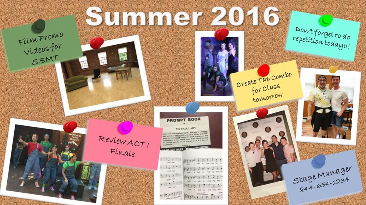 What Are The Shenandoah Musical Theatre Students Doing This Summer?