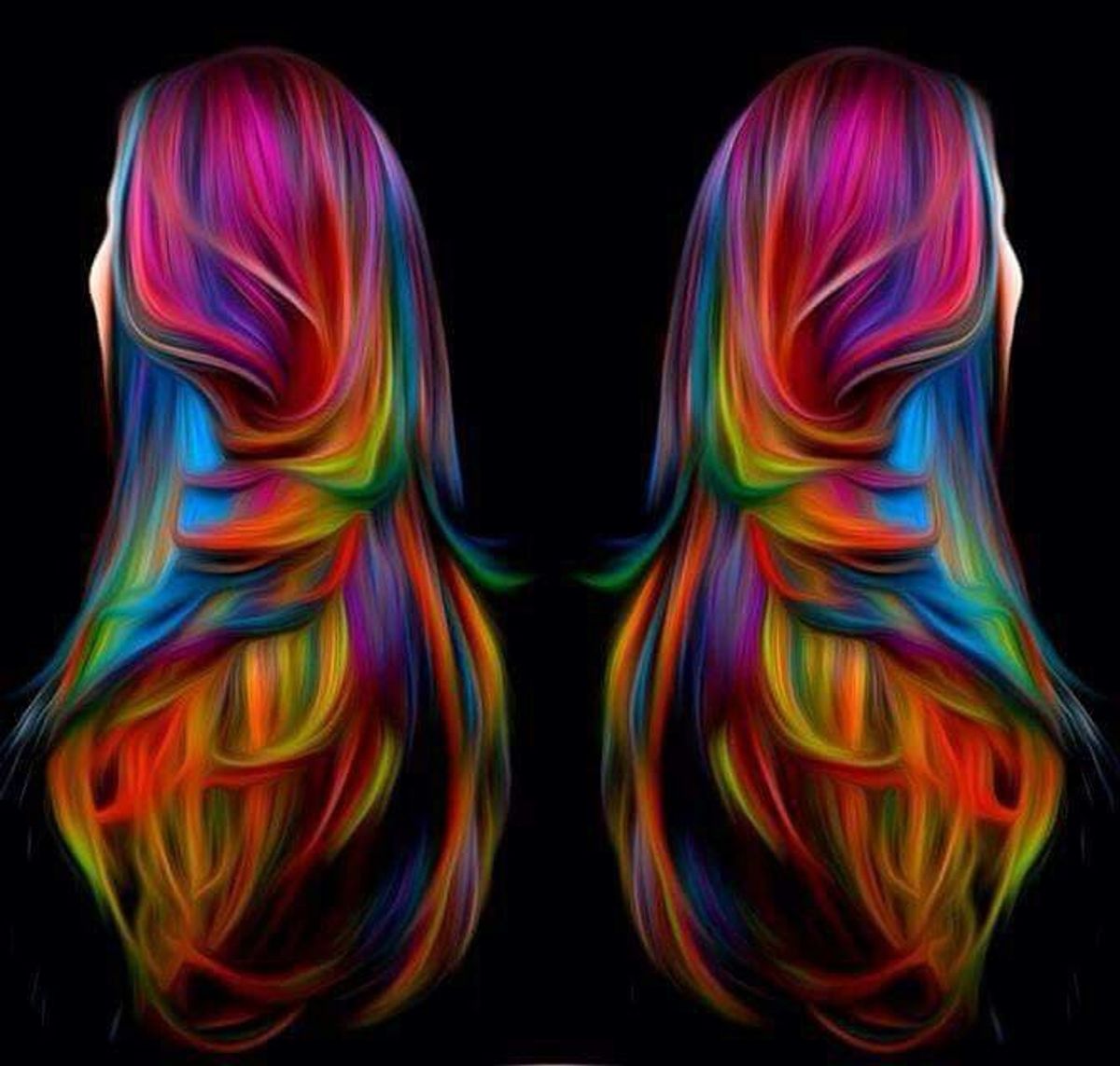 The Emotions of Dying Your Hair a "Rainbow" Color