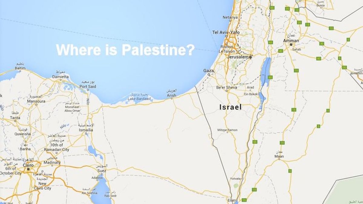 Palestine Erased From Google Maps