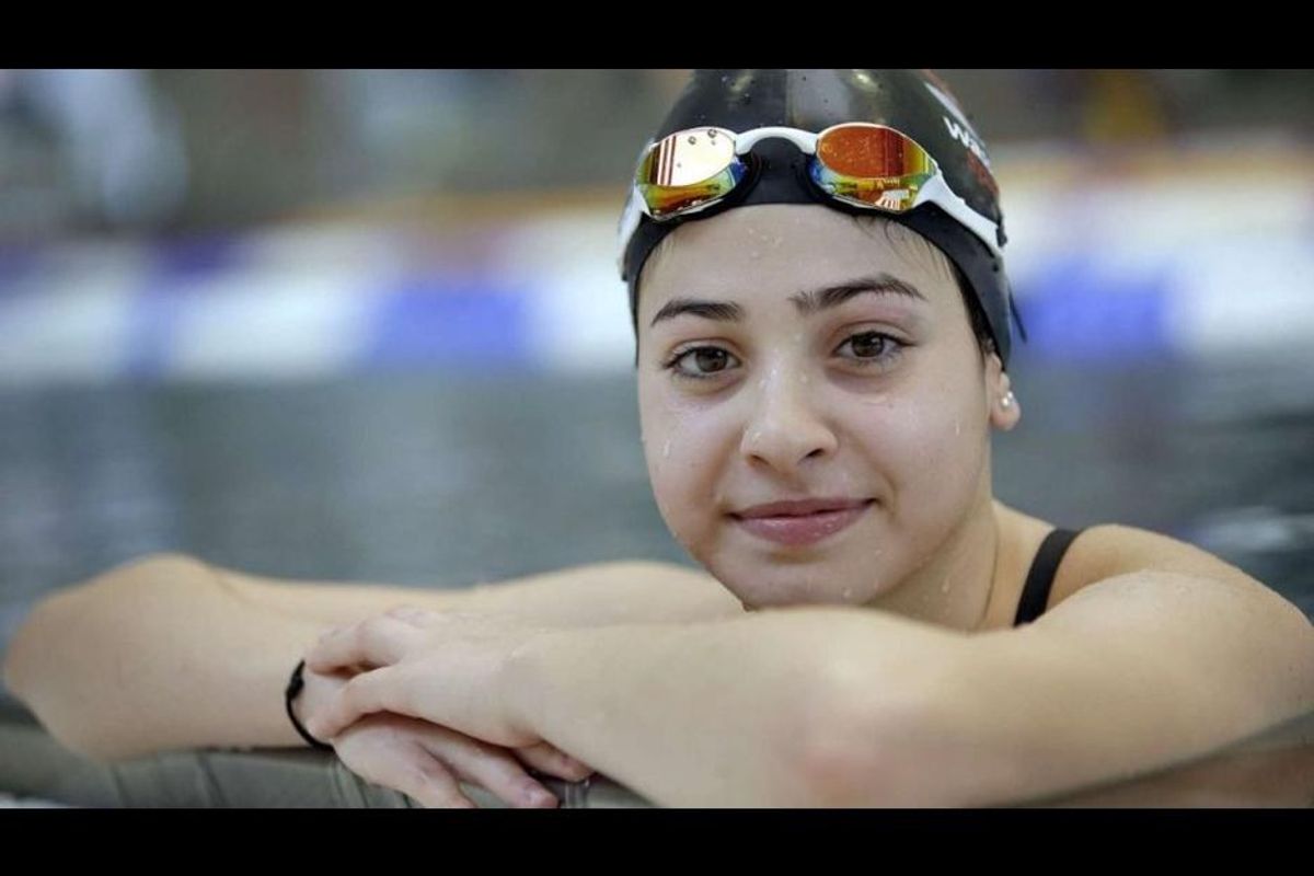 Syrian Refugee Wins Her Olympic Swimming Heat