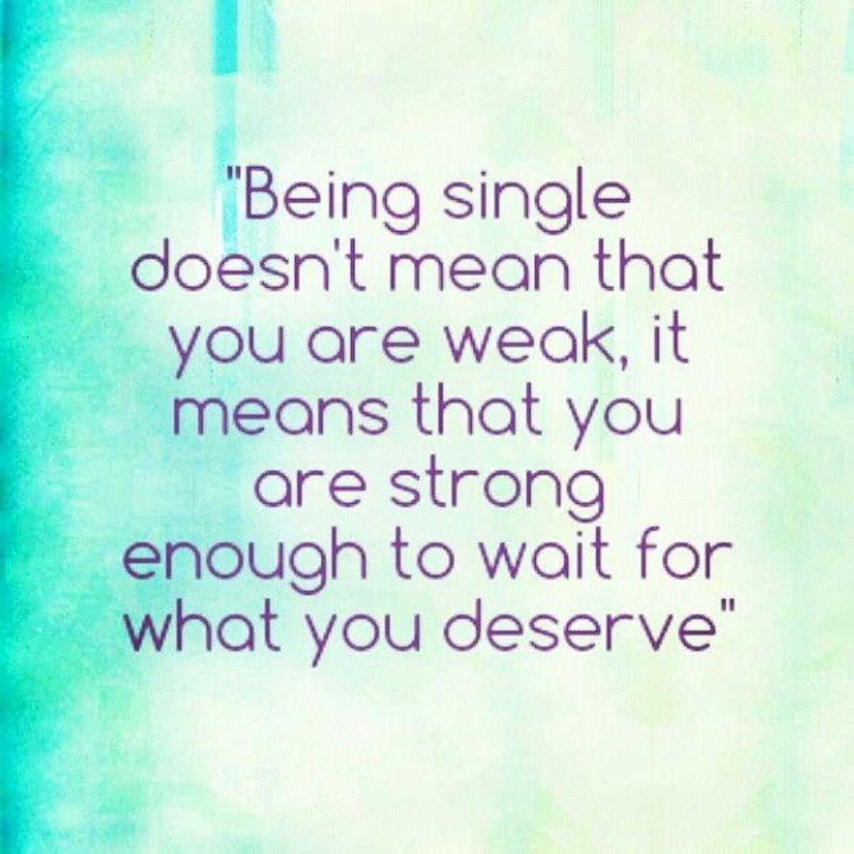 Why Being Single Is Okay