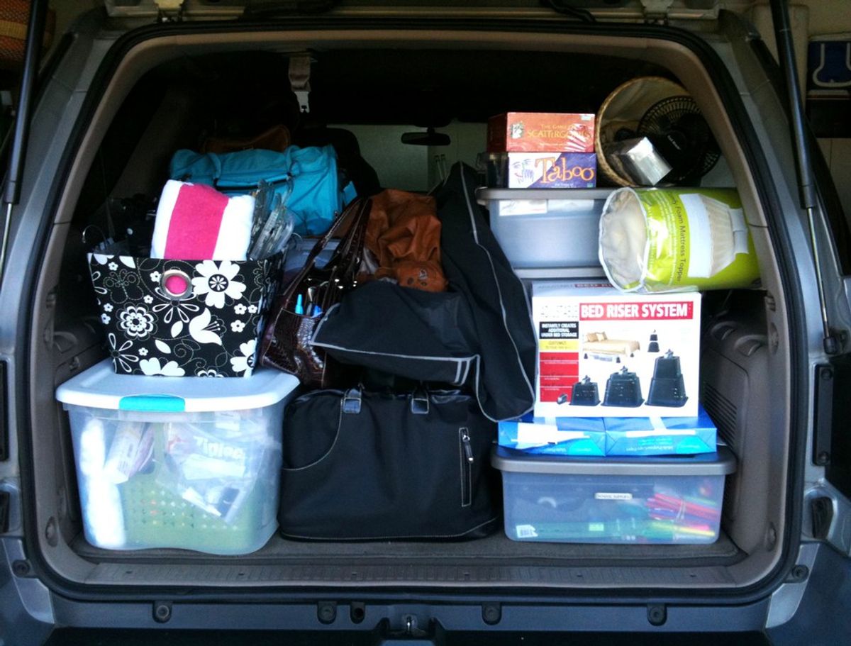 Nine Thoughts You Have While Packing For College