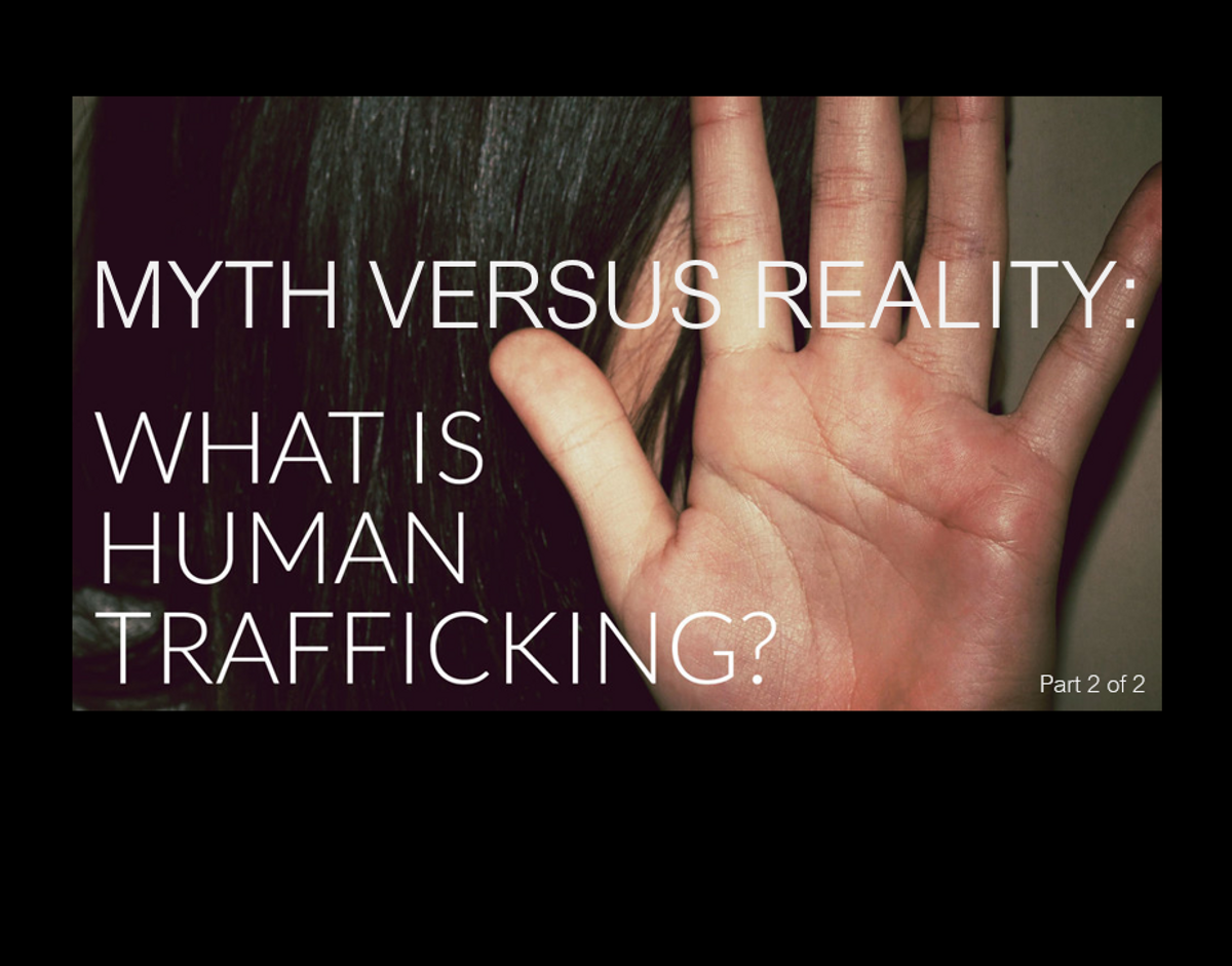 Myths On The Extent Of Trafficking