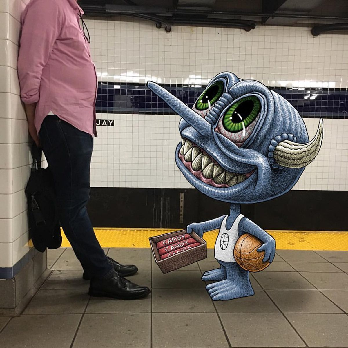 Ben Rubin's NYC iPad Creatures Are Taking Instagram By Storm