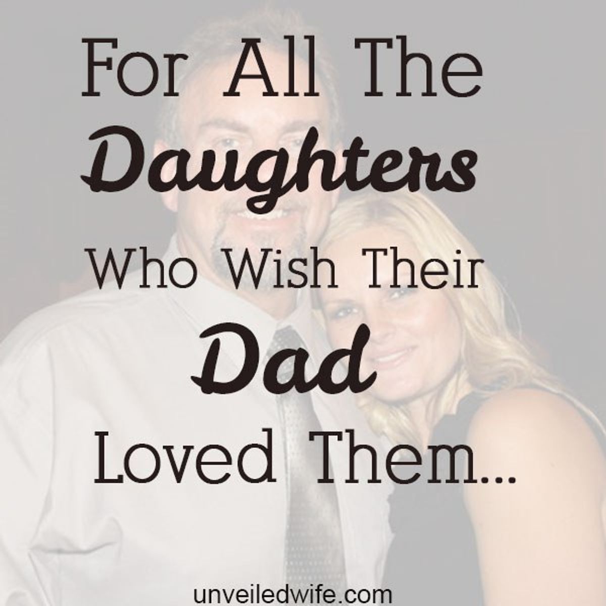 To My Absent Father