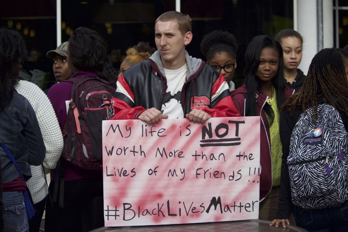 White Support Of Black Lives Matter