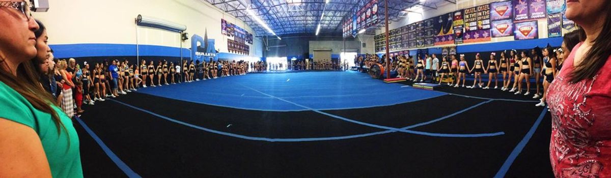 To The Gym That Made Me Fall Back In Love With Cheer